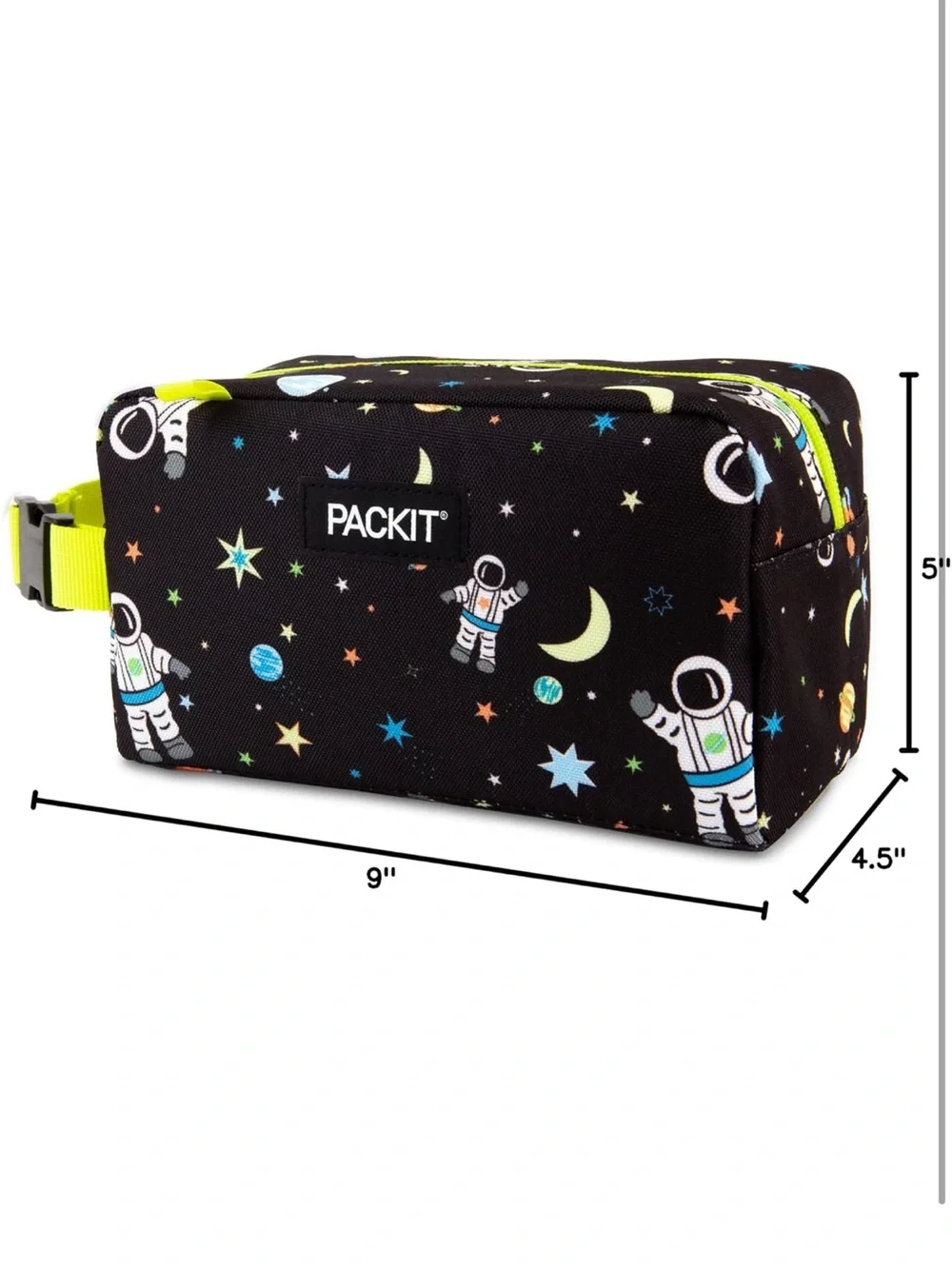 Packit Freezable Snack Bag , Print is Spaceman